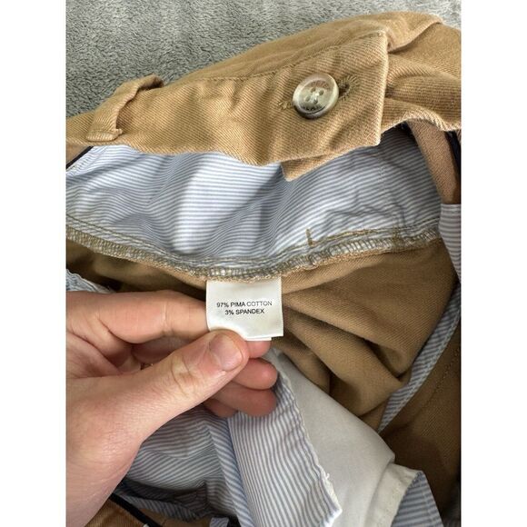 Peter Millar Crown Pilot Twill Short Men's Size 32 Beige - Picture 4 of 9